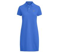 Polo Ralph Lauren, Femme, Robes, Bleu, Taille: 44 FR Robe à Manches Courtes avec Logo