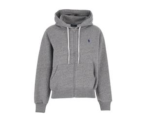 Polo Ralph Lauren, Femme, Sweatshirts et sweats à capuche, Gris, Taille: 36 FR SweaT-shirt À Capuche Avec Cordon De Serrage Et Broderie De Poney Sur Le Devant