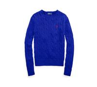 Polo Ralph Lauren - Gilet Tricoté Bleu avec Logo Pony - Femme - Pulls - Bleu - Taille: 42 FR