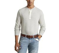 Polo Ralph Lauren Grandfather Shirt Slub Henley T-Shirt Opa Sweatshirt M