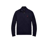 Polo Ralph Lauren - Half-Zip Cable Knit Sweater - Homme - Pulls - Bleu - Taille: M