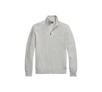 Vêtements Polo Ralph Lauren Pull demi-zippé en coton piqué 710932304 pour Homme XL Gris