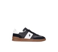 Polo Ralph Lauren Baskets basses 'HRT AERA' noir / blanc, Taille 42