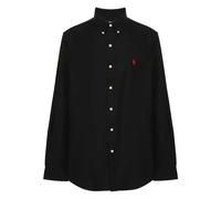 Polo Ralph Lauren, Homme, Chemises, Noir, Taille: M Chemise Popeline Boutonnée Coupe Personnalisée
