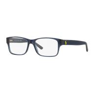 Polo Ralph Lauren Homme PH2117 5470 Montures optiques Acétate Bleu Transparent Carré Normale