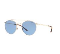 Polo Ralph Lauren Homme Sunglass PH3114 - Couleur du Monture: Or pâle brillant, Couleur de Lentille: Bleu clair