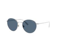 Polo Ralph Lauren Homme PH3158 942380 Lunettes de soleil Métal Argent Bleu Ronde Normale