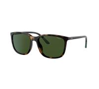 Polo Ralph Lauren Homme Sunglass PH4185U - Couleur du Monture: Havana brillant, Couleur de Lentille: Vert foncé