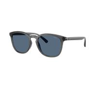 Polo Ralph Lauren Homme Sunglass PH4222U - Couleur du Monture: Transparent gris brillant, Couleur de Lentille: Bleu foncé