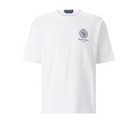 Polo Ralph Lauren, Homme, Tops, Blanc, Taille: L T-shirt Logo Coupe Décontractée