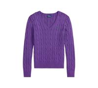 Polo Ralph Lauren, Femme, Pulls, Violet, Taille: 36 FR Kimberly V-neck Knit