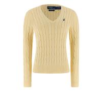 Polo Ralph Lauren - Kimberly V-neck Sweater - Femme - Pulls - Jaune - Taille: 42 FR