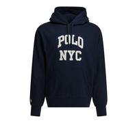 Polo Ralph Lauren - Sweat à capuche graphique en molleton - Homme - Sweatshirts et sweats à capuche - Bleu - Taille: XL