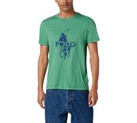 Polo Ralph Lauren Lecteur 67 Imprimé T-Shirt Chemise Custom Slim Fit Neuf L