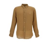Polo Ralph Lauren - Linen Shirt - Homme - Chemises - Brun - Taille: S