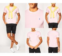 Polo Ralph Lauren Logo Coton T-Shirt Doux Chemise Custom Slim Fit Frange Top M