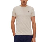 Polo Ralph Lauren Logo Pima Cotton T-Shirt Doux Chemise Custom Slim Fit Frange L