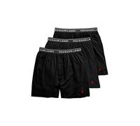 POLO RALPH LAUREN Lot de 3 boxers en tricot de coton, coupe classique, 100 % coton évacuant l'humidité