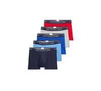 POLO RALPH LAUREN Lot de 5 boxers rouge/gris/royal/bleu/marine bleu | L