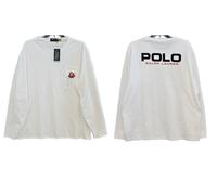 Polo Ralph Lauren Ls Poche Logo Chemise Jersey Retro Preppy Sweat XL