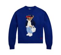 Polo Ralph Lauren - Maglione Girocollo Teddy - Femme - Pulls - Bleu - Taille: 38 FR