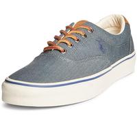 Polo Ralph Lauren Men's Keaton Pony Sneaker, Denim Newport Navy, 42.5 EU