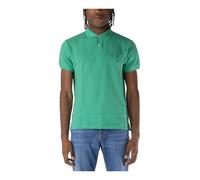 Polo Ralph Lauren - Polo à Manches Courtes avec Logo Brodé - Homme - Tops - Vert - Taille: M