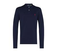 Polo Ralph Lauren - Polo ajusté en maille - Homme - Tops - Bleu - Taille: S