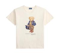 Polo Ralph Lauren - Polo Bear à col rond et manches courtes - Femme - Tops - Blanc - Taille: 40 FR