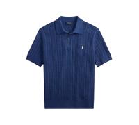 Polo Ralph Lauren - Polo en coton à maille torsadée - Homme - Tops - Bleu - Taille: S