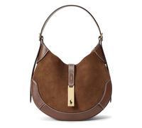 POLO RALPH LAUREN Polo ID Sac à bandoulière Cuir véritable 26 cm brun
