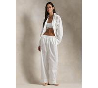 Polo Ralph Lauren Polo Ralph Lauren White Shirting Stripes Long Sleeve Pyjama Set