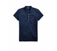 POLO RALPH LAUREN Poloshirt Slim Fit JULIE bleu marine | XL