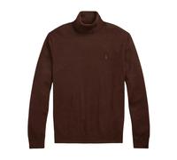Polo Ralph Lauren - Pull à Col Roulé en Laine Lavable - Homme - Pulls - Brun - Taille: XL