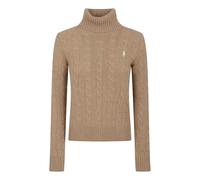 POLO RALPH LAUREN pull à col roulé femme beige - S