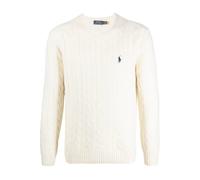 Vêtements Polo Ralph Lauren Pull torsadé en laine et cachemire 71087 pour Homme L Beige