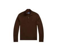 Polo Ralph Lauren - Pull camionneur demi-zip - Homme - Pulls - Brun - Taille: 2XL