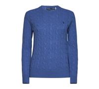 Polo Ralph Lauren - Pull col rond en maille torsadée - Femme - Pulls - Bleu - Taille: 36 FR