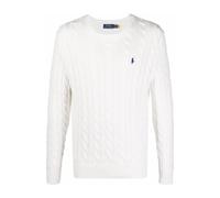 Polo Ralph Lauren - Pull en coton à maille torsadée - Homme - Pulls - Blanc - Taille: L