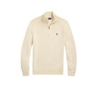 Polo Ralph Lauren - Pull en coton à quart de zip - Homme - Pulls - Beige - Taille: S