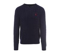 Polo Ralph Lauren - Pull en Coton Bleu à Torsades - Homme - Pulls - Bleu - Taille: 2XL