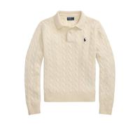 Polo Ralph Lauren - Pull en laine et cachemire à torsades - Femme - Pulls - Blanc - Taille: 40 FR