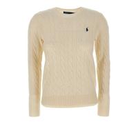 Polo Ralph Lauren - Pull en laine et cachemire torsadé - Femme - Pulls - Blanc - Taille: 44 FR