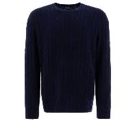 Polo Ralph Lauren pull homme bleu cachemire torsadé coupe regular - XL
