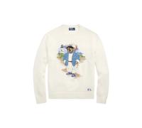 Polo Ralph Lauren - Pull Intarsia en Coton avec l`Ours Polo - Homme - Pulls - Beige - Taille: L