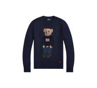 Polo Ralph Lauren - Pull Jacquard Polo Bear - Femme - Pulls - Bleu - Taille: 42 FR