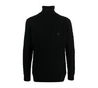 Polo Ralph Lauren - Pull Noir à Col Roulé Côtelé - Homme - Pulls - Noir - Taille: 2XL