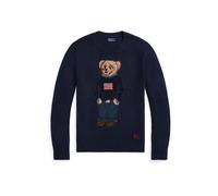 Polo Ralph Lauren - Maglia GC Orso - Femme - Pulls - Bleu - Taille: 36 FR