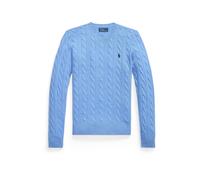 Polo Ralph Lauren - Pull en maille à col rond - Femme - Pulls - Bleu - Taille: 36 FR