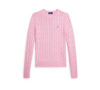 Vêtements Polo Ralph Lauren Pull torsadé à col rond en coton 211971869 pour Femme M Rose